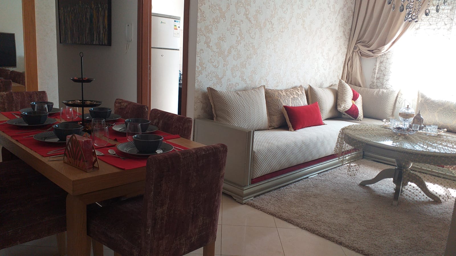 salon d'une appartement économique à vendre