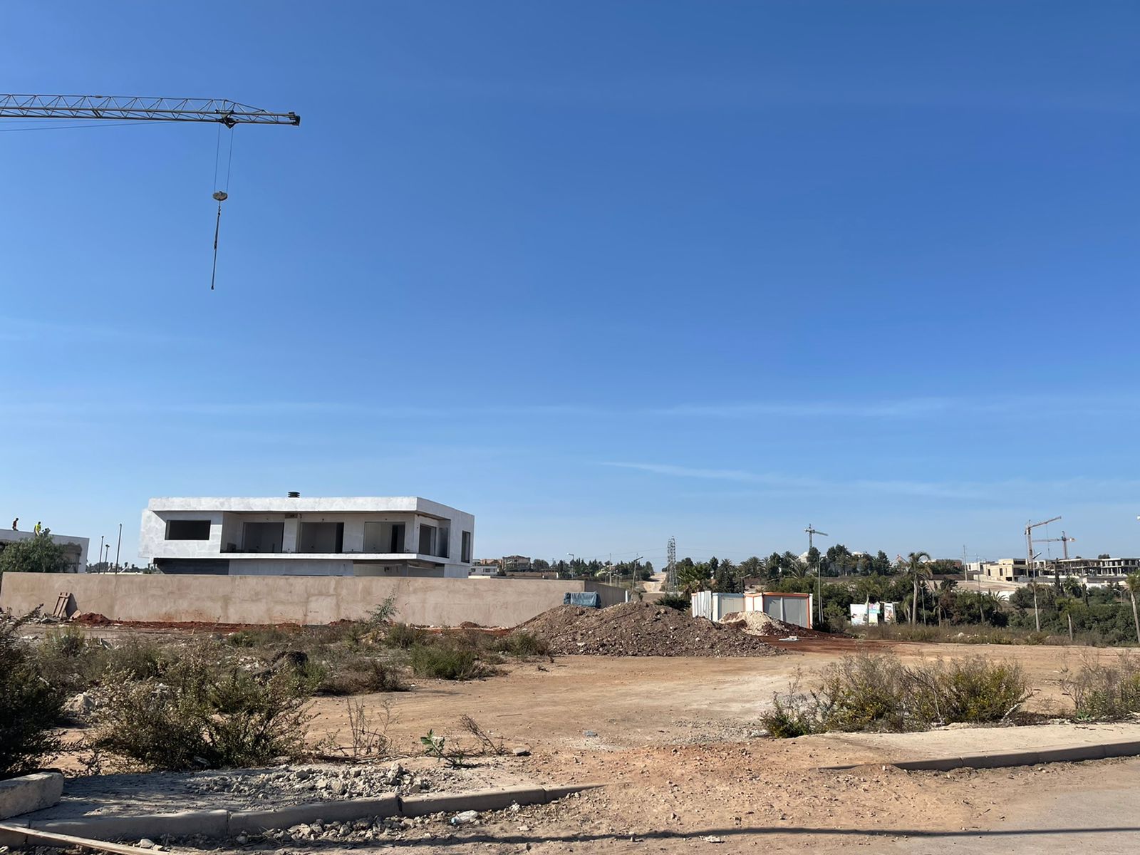 Lots résidentiels pour villas situés à la ville verte de Bouskoura à 5.000 Dhs/m².